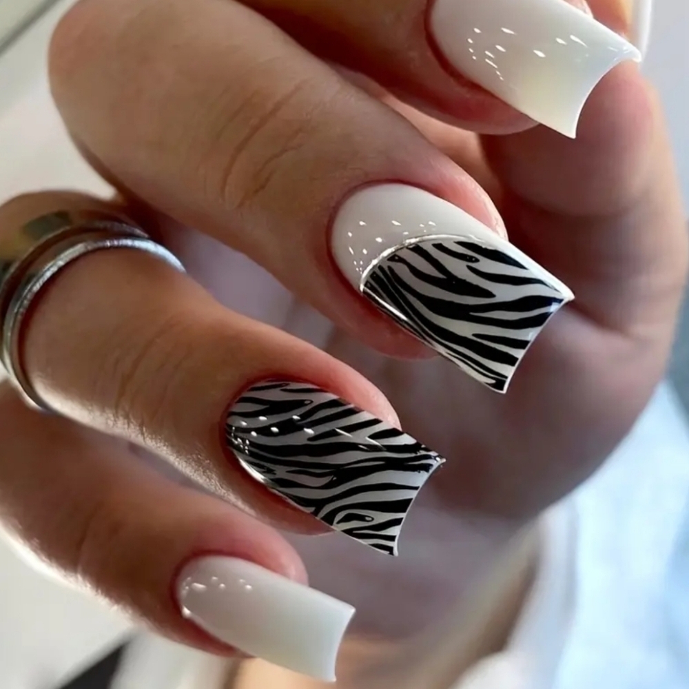 24 reusable press on nails